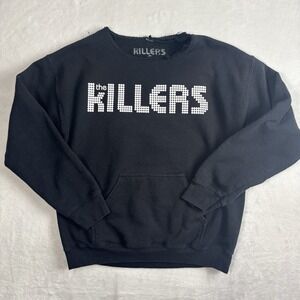 The Killers Imploding The Mirage Las Vegas Tour Black Long Sleeve Sweatshirt Med